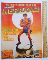 Kerrang magazin 86/4/17 Keel Ted Nugent GTR Dio Vivian Campbell Van Halen Scorpions Outside Edge