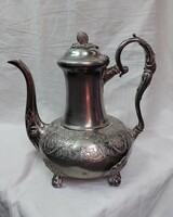 Decorative and elegant tin tea pourer, jug 1 kg