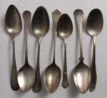 7 Alpaca spoons with mixed motifs (2)