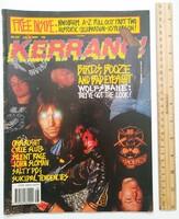 Kerrang magazine 89/7/15 wolfsbane mötley suicidal t onslaught faith no more salty dog pink floyd