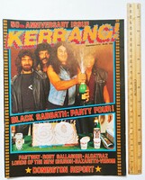 Kerrang magazin 83/9/8 Black Sabbath Venom Fastway R Gallagher Alcatraz Rainbow Lords New Church