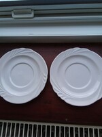 Hollóházi fehér tányérok párban