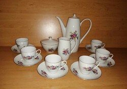 Bohemia porcelain flower coffee set (34/d)