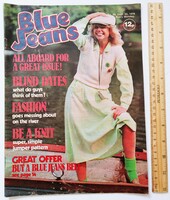 Blue jeans magazine 78/9/23 boomtown rats poster angels kate bush