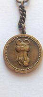 Soviet Union. Moscow Olympic key ring cccp. Ussr