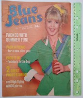 Blue jeans magazine 79/6/23 wings poster abba kate bush lene lovich chrissie hynde