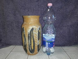 1,-Ft Meseszép ritka nagyméretű Gorka Livia kerámia váza szép nagy öblös darab