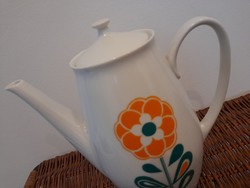 Porcelán teás kiöntő - bauhaus jelleggel / BOHEMIA
