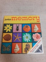 Régi hiátlan újszerű ritka jelzett junior memória játék saját dobozában hiánytalan leírással