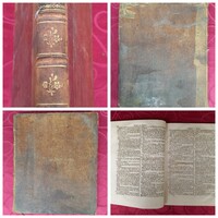 Antique book 1771 French-German dictionary catholicon,ou dictionnaireuniversel de la langue francoise
