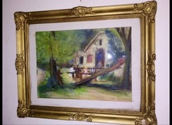 Beautiful old painting signed by József Rippl-rónai