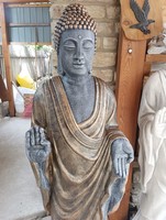 Huge blessing Buddha 150cm feng shui Japanese garden builder garden frost-resistant stone statue