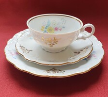 Schirnding Bavarian German porcelain breakfast set coffee tea cup saucer small plate