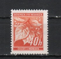 Német megszállás 0192 (Böhmen és Mähren) Mi 38 gumi nélküli       0,30 Euró