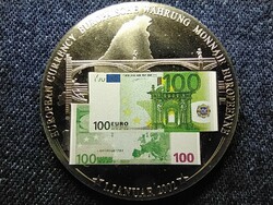 Germany European currencies 2002 32g 40mm commemorative medal (id79147)