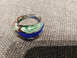 Handmade glass ring - Murano style