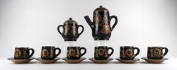 1O079 Korond Porcelain Coffee Set for 6 People