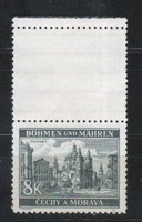 Német megszállás 0143 (Böhmen és Mähren) Mi 59 LS gumi nélkül        1,70 Euró