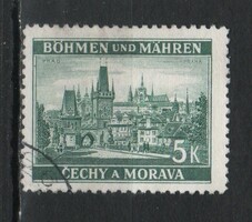 Német megszállás 0167 (Böhmen és Mähren) Mi 35         1,00 Euró