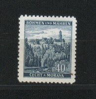 Német megszállás 0152 (Böhmen és Mähren) Mi 25 gumi nélkül        0,30 Euró