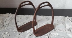 Old wrought iron horse tool - stirrup -