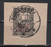 Német megszállás 0134 (Románia) Mi hadiadó bélyeg 5 a kivágáson         7,00 Euró