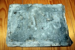 Old metal board