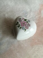 Zsolnay porcelain heart shaped bonbonier