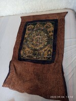 ANTIK BUDDHISTA THANGKA  KÉZZEL FESTETT  TEKERCSKÉP