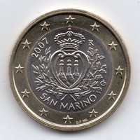 San Marino 1 Euró, 2007, aUNC