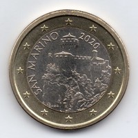 San Marino 1 Euró, 2020, aUNC