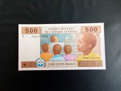 Közép-Afrikai Államok Kongó 500 Francs 2002 UNC