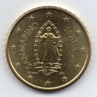 San Marino 50 eurócent, 2020, aUNC