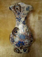 Ritka kék színű gazdagon aranyozott kínai váza
