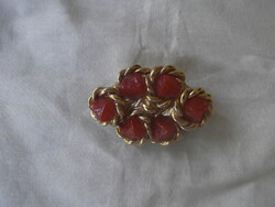 Jacky de g paris gold-plated brooch