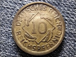 Németország Weimari Köztársaság (1919-1933) 10 Reichspfennig 1925 D (id42991)