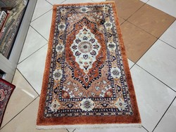 100% Caterpillar silk 79x145 cm hand-knotted Persian carpet bfz464