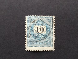 1898 Black numbered 10 kr. E 12 : 11 3/4 g3