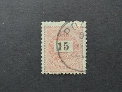 1889 Black numbered 15 kr. E 12 : 11 3/4 g3