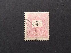 1898 Black numbered 5 kr. E 12 : 11 3/4 g3
