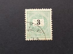 1898 Black numbered 3 kr. E 12 : 11 3/4 g3