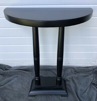 Black painted antique art deco console table for sale!