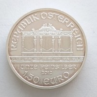 2012 Austria Wiener Philharmoniker 1 oz / 31.27g. Silver coin (no: 23/314.)