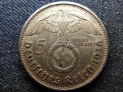 Németország Horogkeresztes .900 ezüst 5 birodalmi márka 1936 A (id69839)