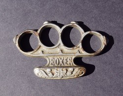 Old antique gendarme boxer