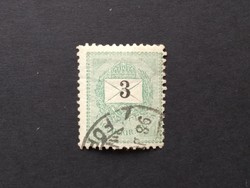 1889 Black numbered 2 kr. E 12 : 11 3/4 g3