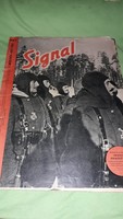 Antik 1943. március WWII.SIGNAL  III.BIRODALMI náci német PROPAGANDA újság MAGAZIN képek szerint