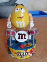 Sale!! Old m&m chocolate advertising toy drummer musician/video/