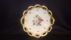 Oscar schlegelmilch extra thickly gilded painted porcelain table centerpiece