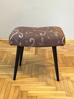 Retro upholstered seat pouf